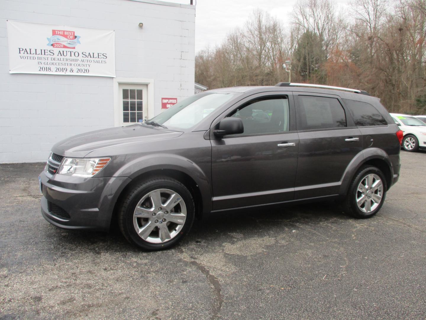 2014 GRAY Dodge Journey (3C4PDCABXET) , AUTOMATIC transmission, located at 540a Delsea Drive, Sewell, NJ, 08080, (856) 589-6888, 39.752560, -75.111206 - Photo#1